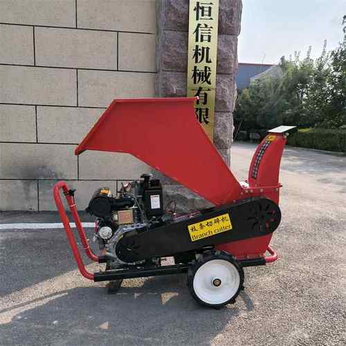 园林碎柴绿植粉碎机碎BWH果园树枝粉机小型好移动汽油油枝机秸秆