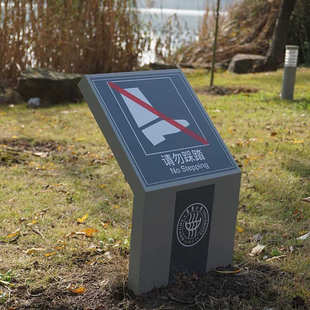 校园指示牌导视牌立牌警示牌制作多方向户外学校导视标识系统制作