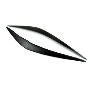 适用于宝马1系F20116i118iM135i改装 专用黑色树脂灯眉眼眉贴件
