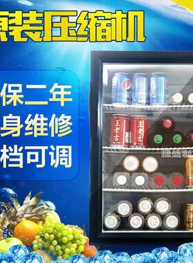 吧台式酒水冷藏柜商用小型冰柜嵌入矮柜啤酒柜饮料展示柜保鲜