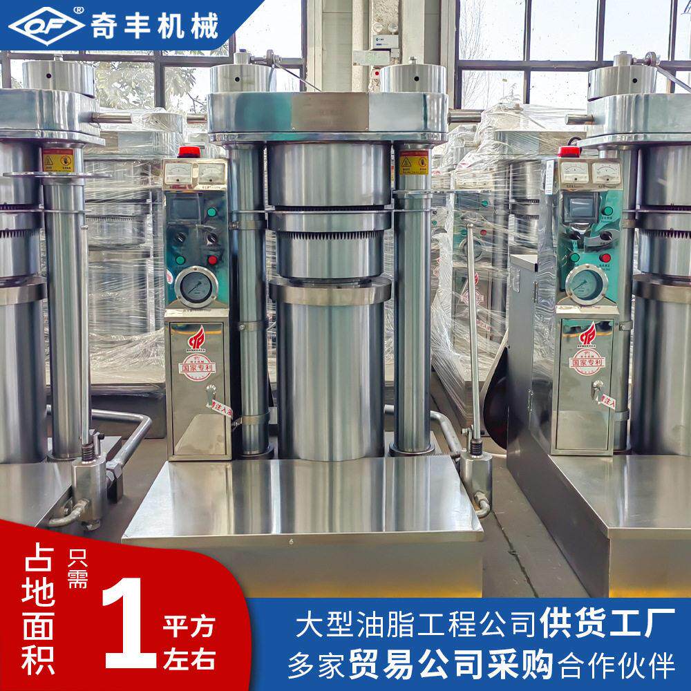 全自动液压榨油机立式20kg芝麻香油机亚麻籽榨油机自动上料