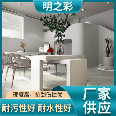 厂家供应 微水泥罩面漆 涂饰剂 艺术漆 支持按需制造分装量大价优