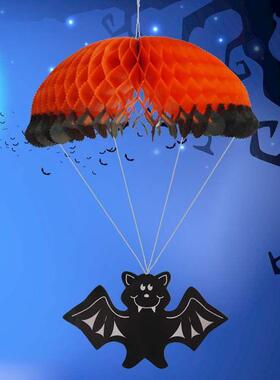 Halloween decorations skeleton witch bat hanging paper 吊饰