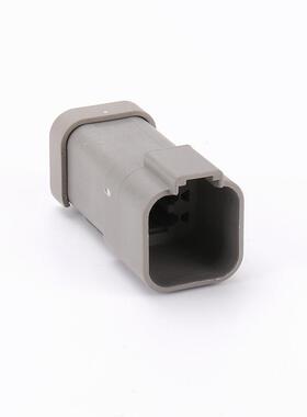 DT04-T6-E00德驰连接器带盖挖掘机线束接对接插头D0ZI60-2SP-CE5