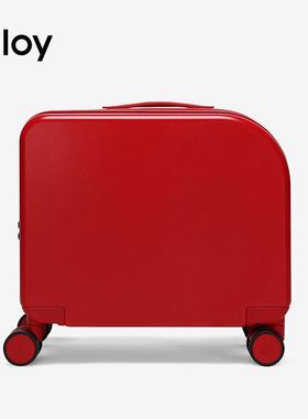 高档alloy阿码乐乙行李登箱明星同款红色拉箱杆箱机箱结婚旅行密