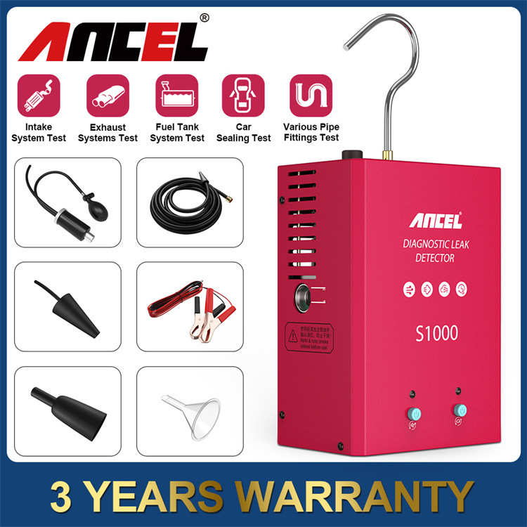 ANCEL S1000 12V汽车EVAP烟雾泄漏探测器 汽车漏气 真空泄漏工具