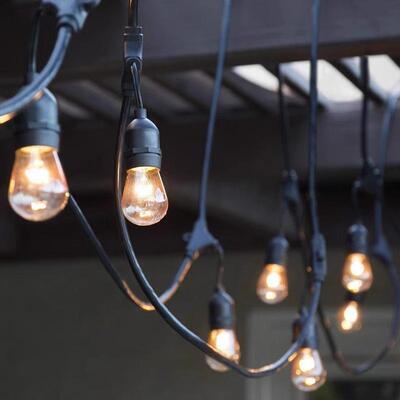 S4阳能灯串户太外防水球串灯圣诞氛围装1饰TAE泡灯庭院跑马灯