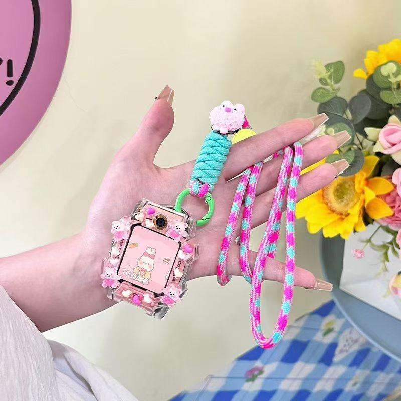 适用小天才电话手表表带Z10/Z9/Z8少年Z7A/Z6SQ1A/D2A挂脖绳N3D3S