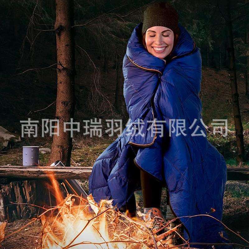 多功能保暖旅行毯户外露营毯睡袋三件套充气枕头睡袋衬里