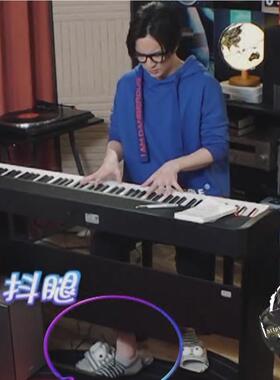 无限歌薛之谣季OXA谦同款拖鞋情侣搞怪棉亚麻男女夏可爱居家室内