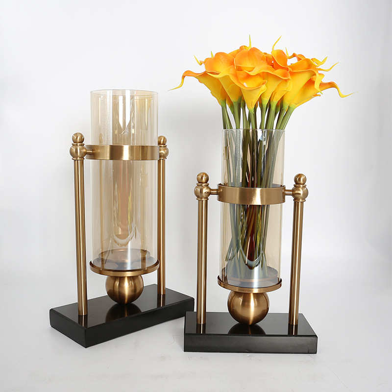 茶几创意摆件装饰品家居玻璃花餐桌客厅样板房样板间软餐厅器装