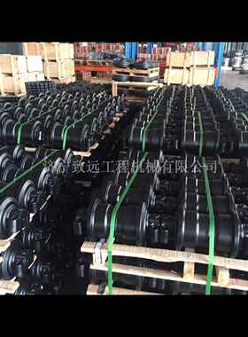 挖掘机三一支重轮SY55C 60C 65C 75C-8-9 55C-10承重轮托链轮配件