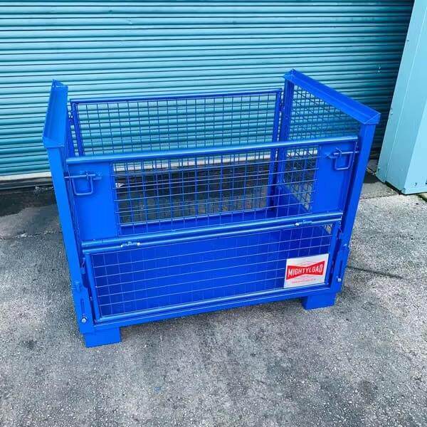 铁笼框仓储笼周转箱 铁框折叠框 物料框 浙江宁波工厂直销图片