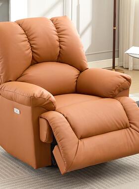 头等太空舱电动沙发单人布艺家庭影院电动懒人躺椅客厅欧式可躺摇