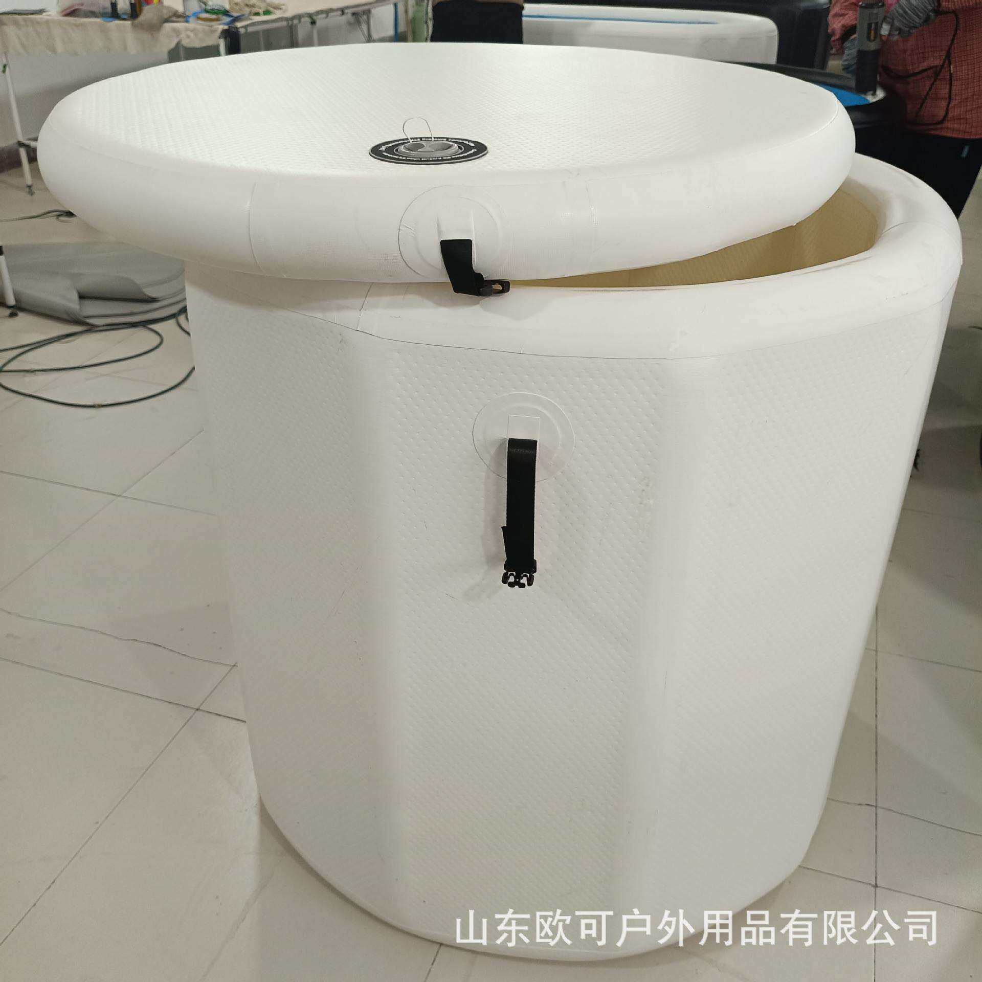 冰浴桶充气冷水浴缸运动员健身冷疗冰icebath泡澡桶折叠可折叠