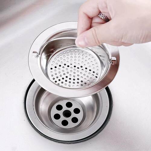 Stainless Steel Sink Strainer Kitchen Drain Filter for Preve