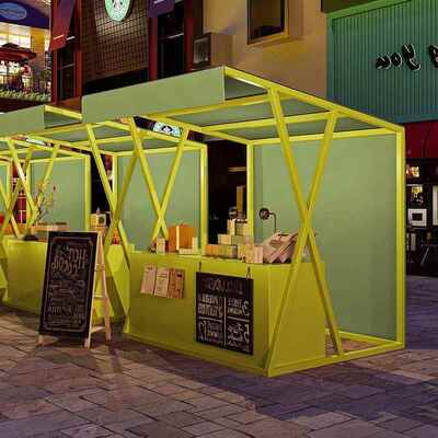 网红场市活动摆摊架商促销花集展示架HBL户外广场车夜市移动小吃