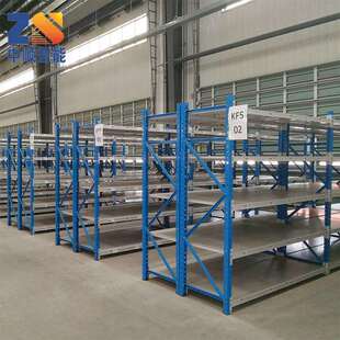 仓储货架广州轻型层板式可配钢制板和隔板零散材料货架