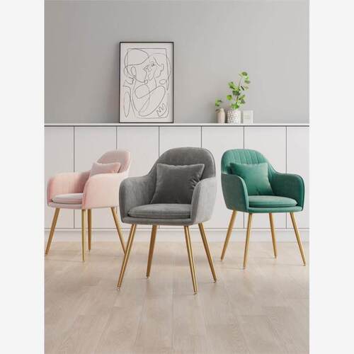 bedroom desk make-up stool back simple dressing table chair
