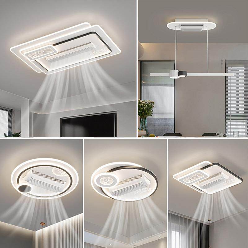 直销吸顶灯2026新款卧室隐形静音无叶风扇灯简约现代全屋灯具