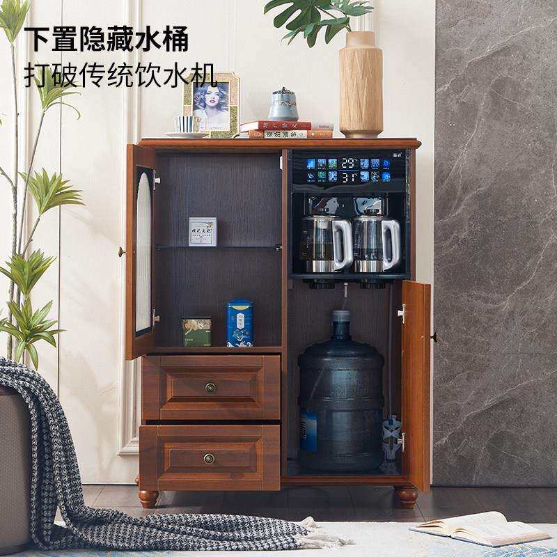 浪实茶吧机家用智能笛语2音收纳柜储物饮木水柜一体206新Z005款饮