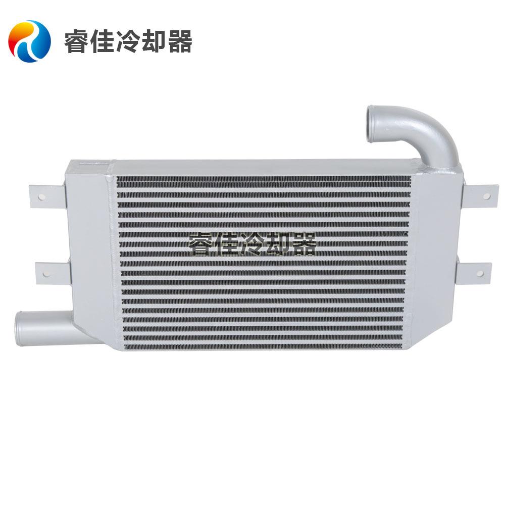 订做睿佳工程车中冷器全铝中冷器水箱散热器工程机械 冷锻散热器