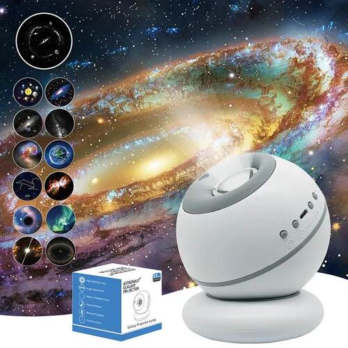 跨境新品调焦款动态流星星空灯卧室房间气氛灯生日礼物投影星空灯