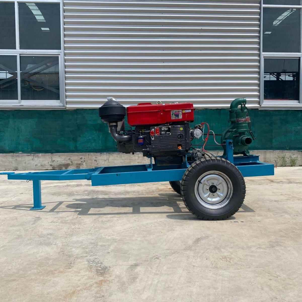 移动式柴油排水泵车大流量自吸排涝 6寸200立方移动排水泵车泄洪