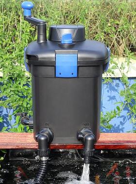 格池小鱼池水循环系统CPM-1800T过滤器养鱼净水杀菌外置过滤桶