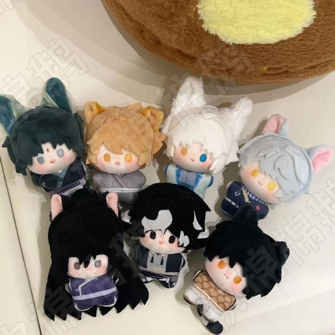 原创同人周边合集奇喵君猫小九历险记属性10cm印花棉花娃娃
