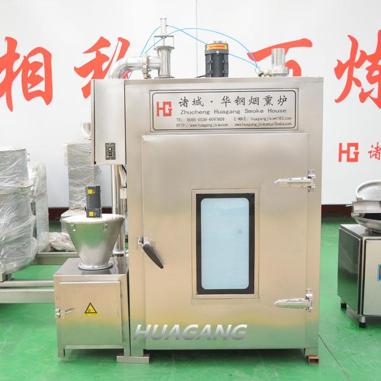XZ-100蒸汽电两用烟熏炉 多用途烤肠蒸熏机 订购冷热熏鱼两用炉
