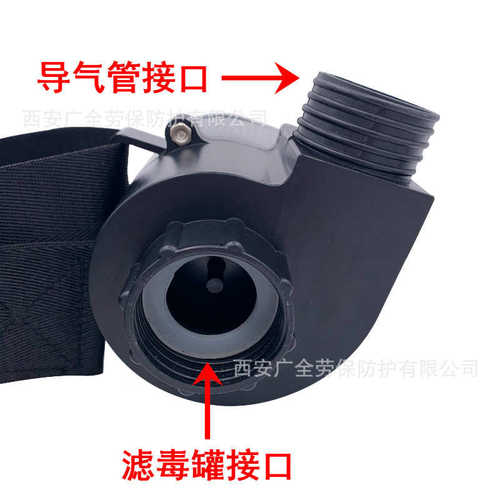 防毒送风机面具滤全电动挂辅助面罩接腰管尘充电风机导气可便携式