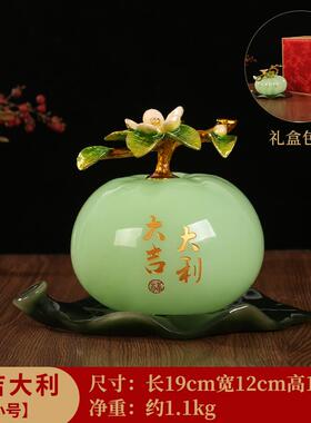 正品电财富丰收南摆件新中式客厅玄关酒瓜柜视装饰品柜乔迁新居礼