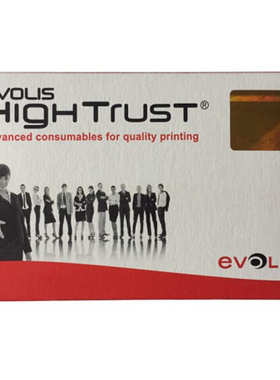 PEBBLE3/4证卡机色带R3011C彩色013E半彩R2011K黑色EVOLIS爱立识