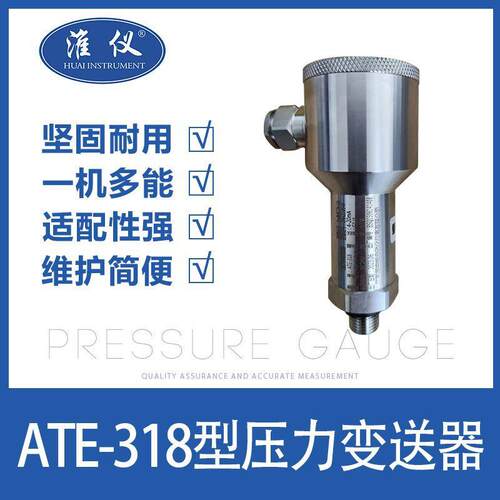 ATE-318压力变送器4-20mA高精度压力传感器RS485液压