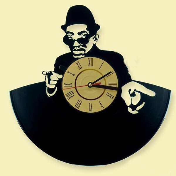 the Godfather of Ska教父黑胶唱片挂钟led夜灯黑胶挂表