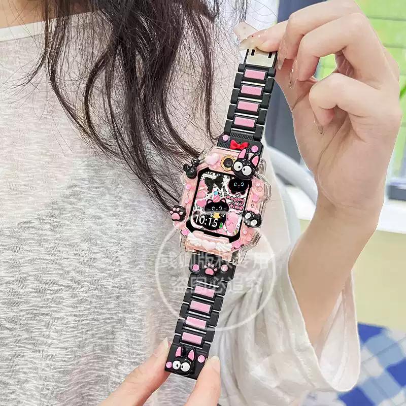 小天才小黑适用电话手表表带配件