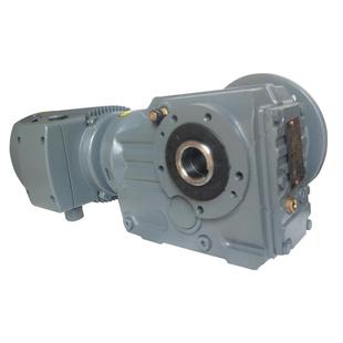 R7斜齿KA47硬齿面轮速齿轮减机S6减7伞齿速机F57平R7 0.7行轴减速