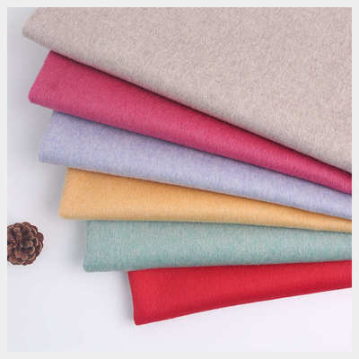 新品全毛双面双色面料 现货长毛仿阿尔巴卡100羊毛呢布料