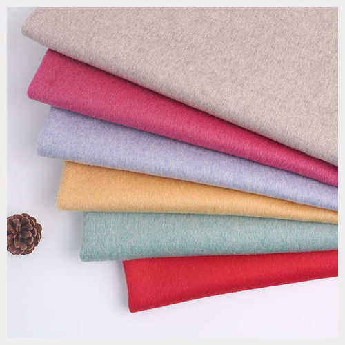 新品全毛双面双色面料 现货长毛仿阿尔巴卡100羊毛呢布料