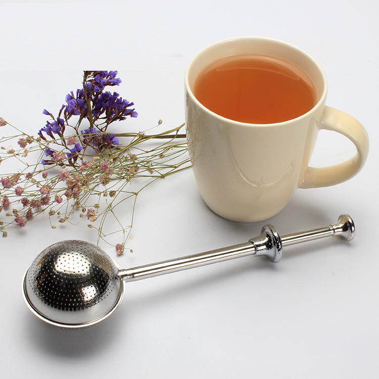 厂家直供腐孔大伸缩滤茶器304不锈钢茶漏泡茶器茶球配件实用茶具