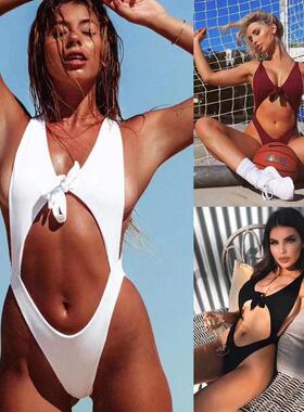 Jumpsuit women's triangle bikini beach swimsuit