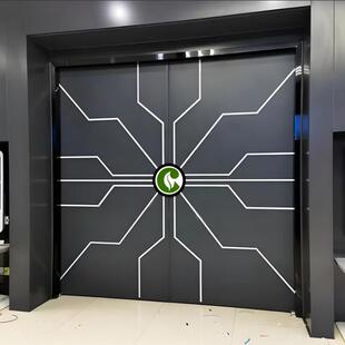 网红门科技门触控隐形酒吧掌纹门电动感应门科幻个性门触摸感应门