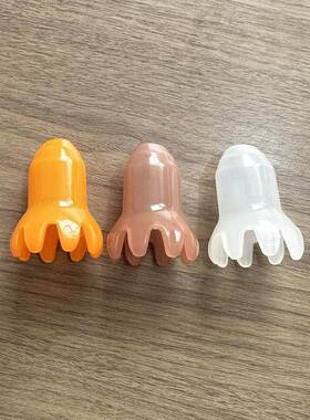 Octopus Head Massager Scalp Acupoint Meridian Comb Wax Resin