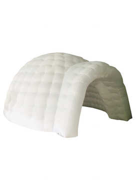 充气白色圆顶帐篷气模户外露营晚会节日活动道具便携蒙古包装饰