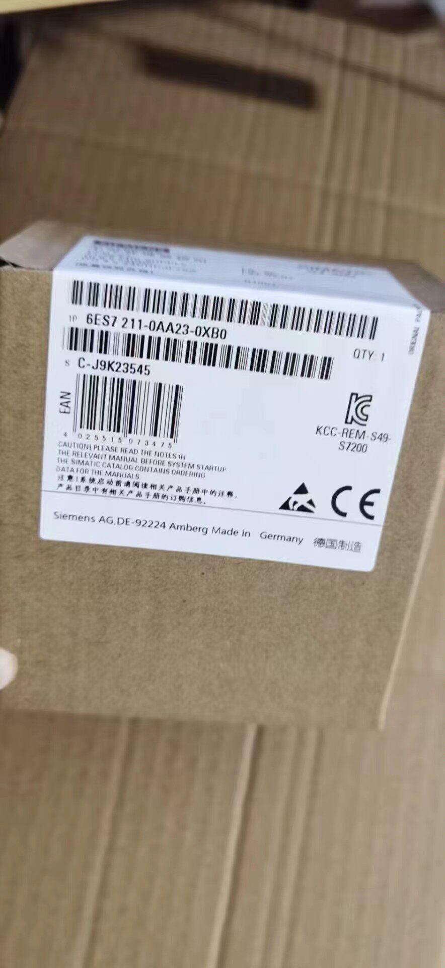 6ES7211-0AA23-0XB0，全新