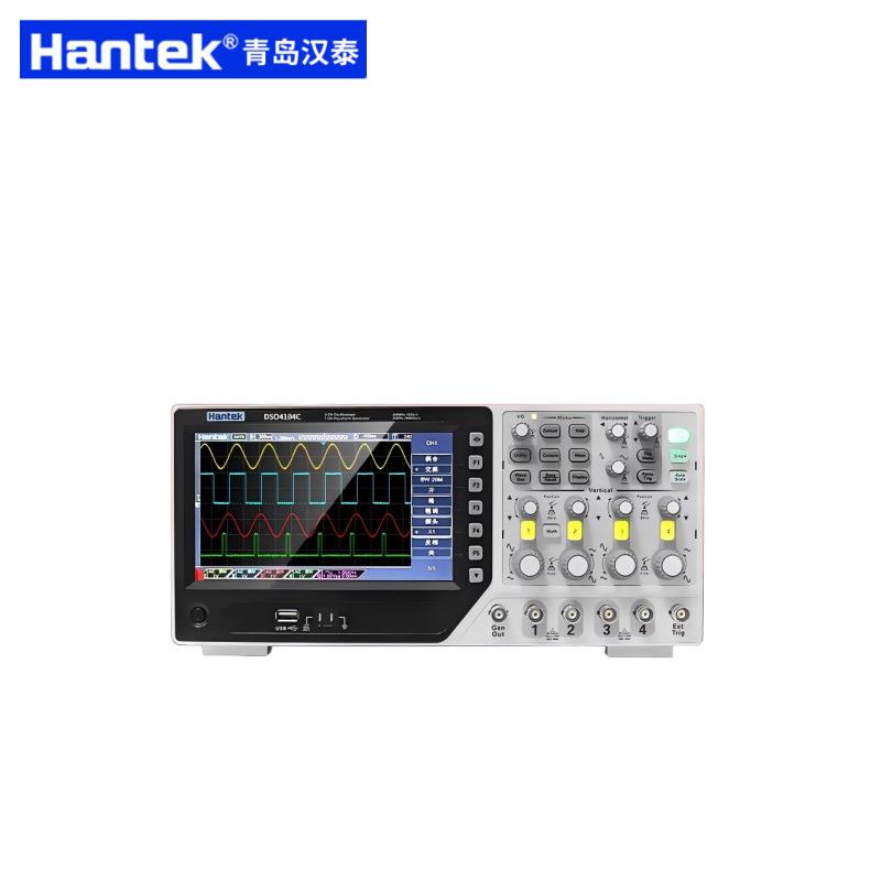 汉泰示波器DSO4104C四通道数字示波器带信号源100M示波器DSO4204C图片