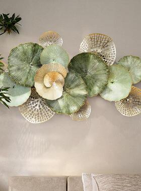 现代田园客背厅墙景墙挂21SM1202饰餐厅绿色植物装饰花室壁铁艺立