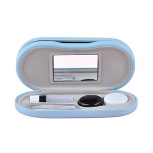 二合一眼镜盒双层两用隐形眼镜盒双联盒防压便携双用美瞳盒收纳盒