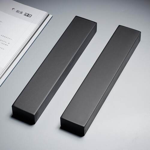 正品万石君精砚工手刻天然歙成砚素面简约石镇尺压纸原文镇文房四